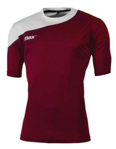 Max Sport Trikot Vostok weinrot-weiß